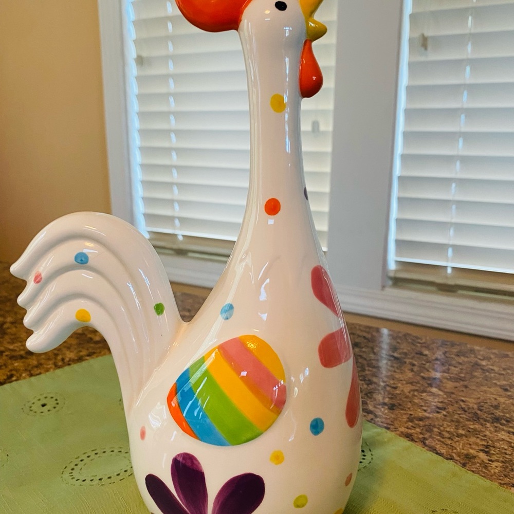 Ceramic chicken/rooster - Picture 11 of 12